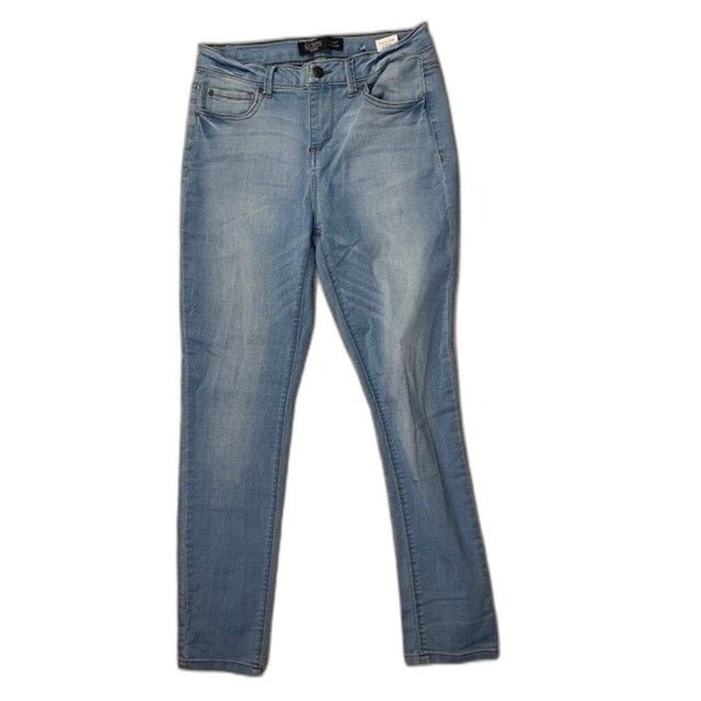 Ci Sono Size 5 27 Womens Jeans Stretch Mid Rise Skinny Light Wash